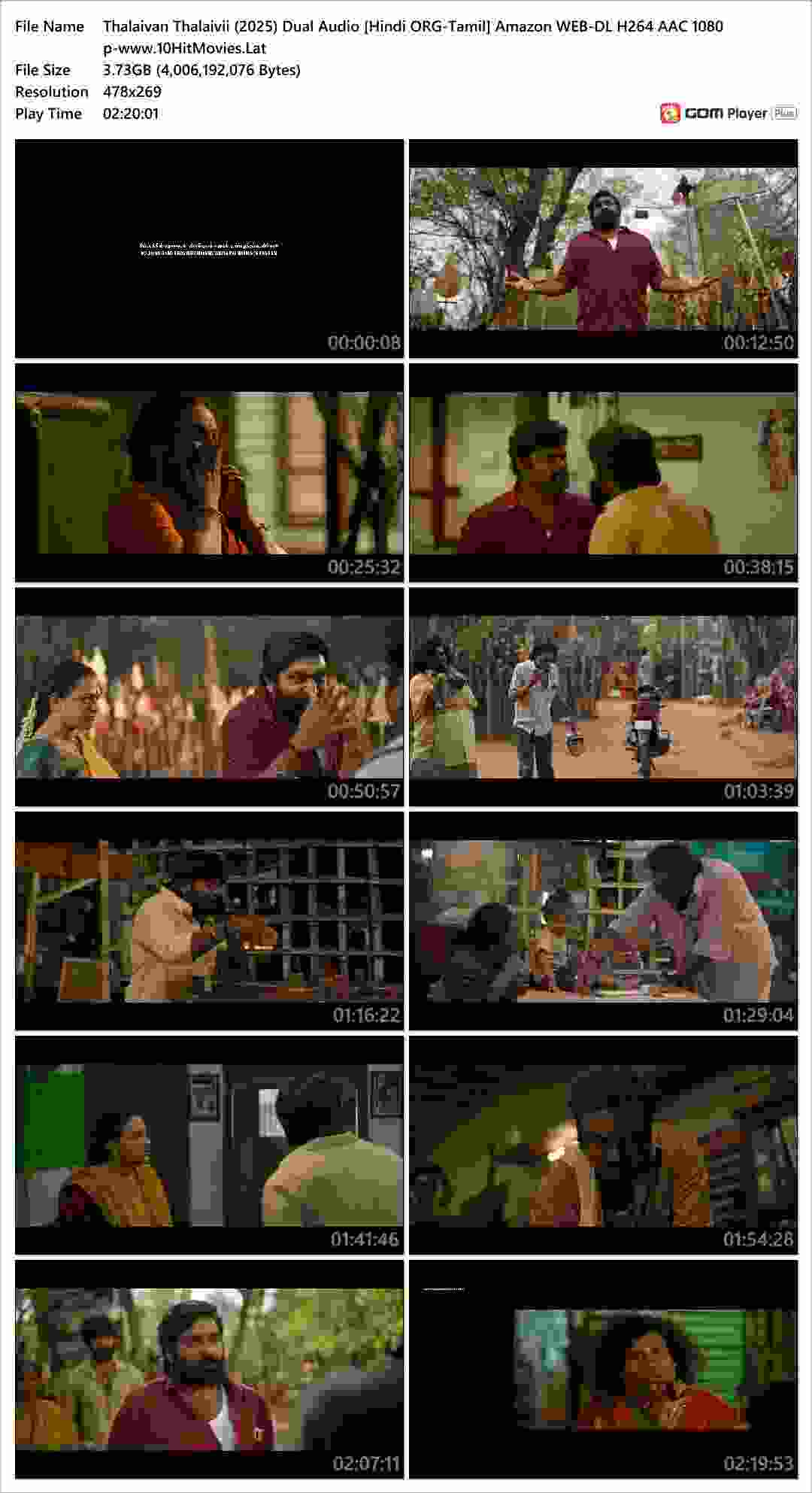 Thalaivan Thalaivii (2025) Dual Audio [Hindi ORG-Tamil] Amazon