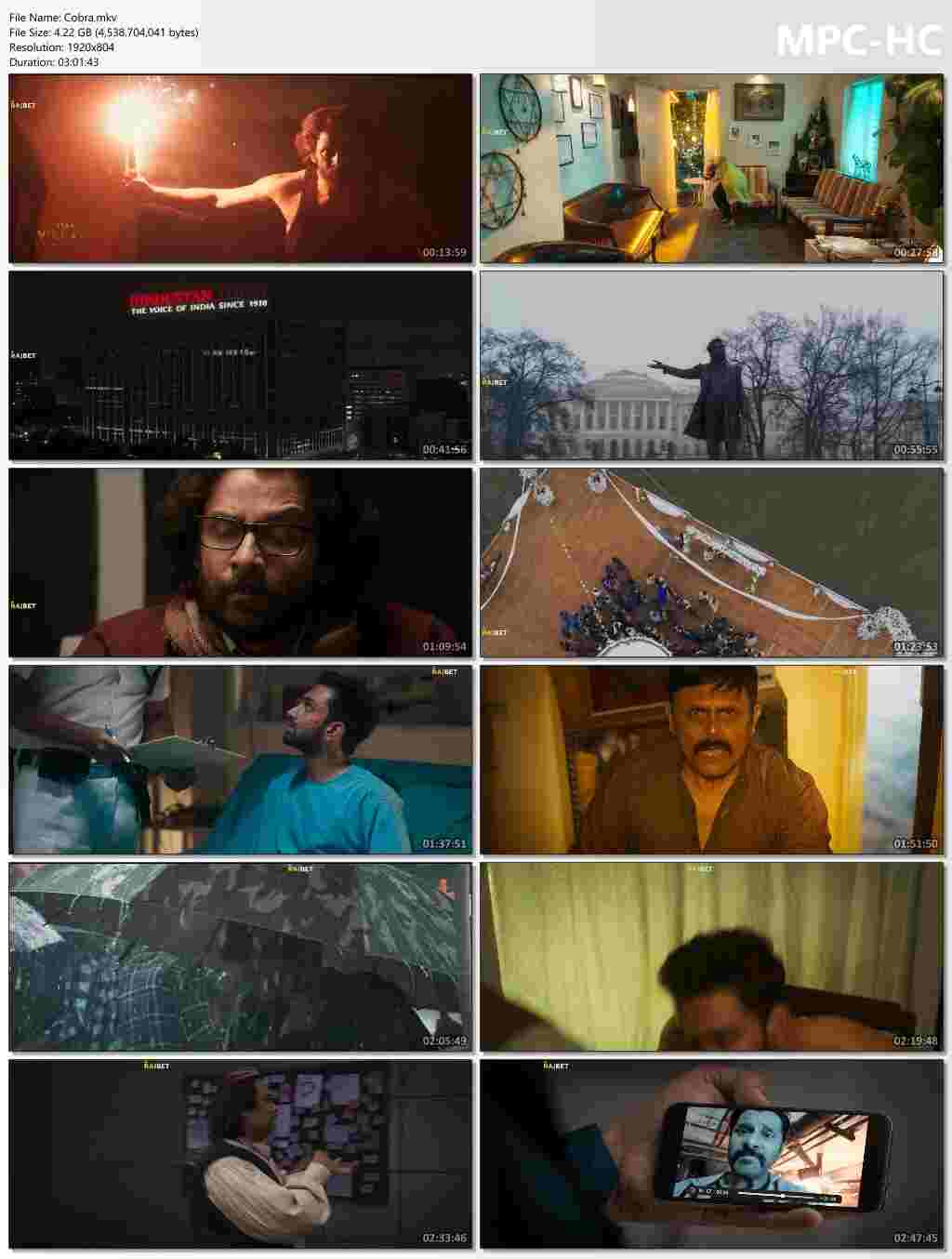 Cobra 2025 Hindi Dubbed Movie