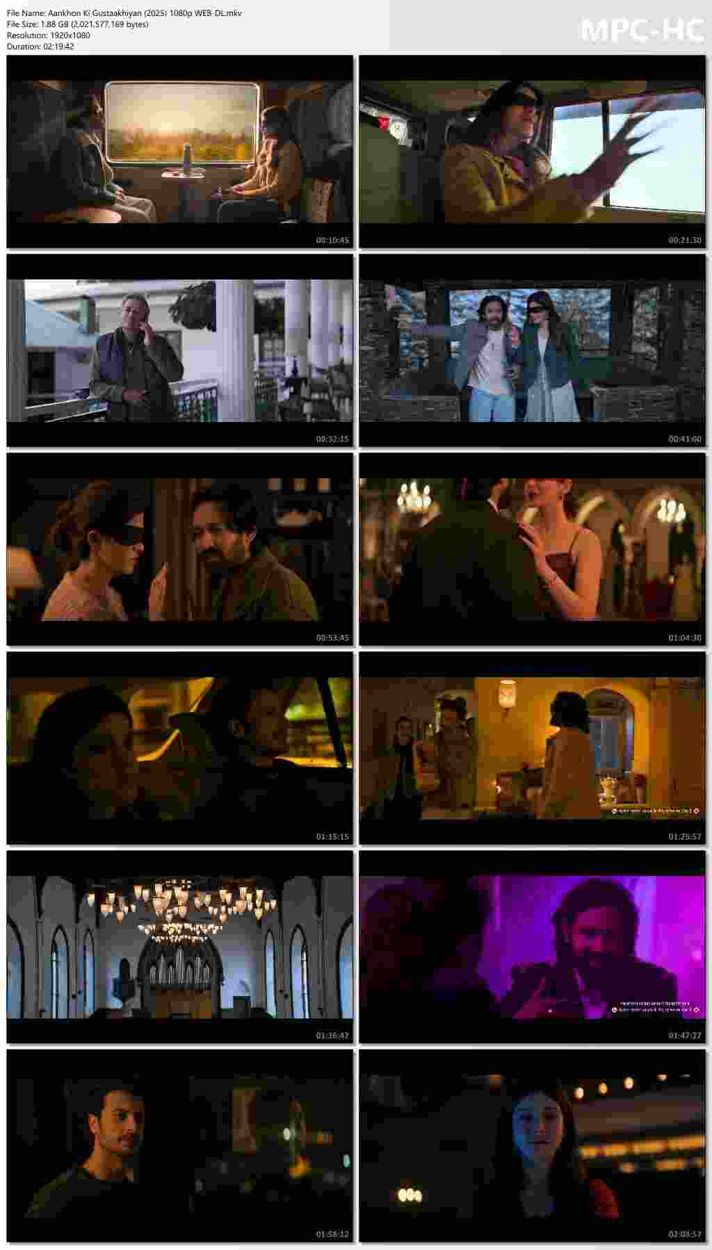 Aankhon Ki Gustaakhiyan 2025 Hindi Movie