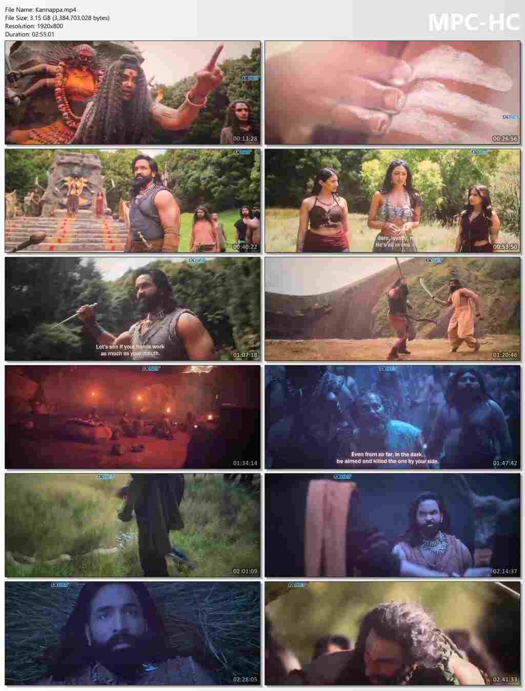Kannappa 2025 Bengali Dubbed Movie 720p