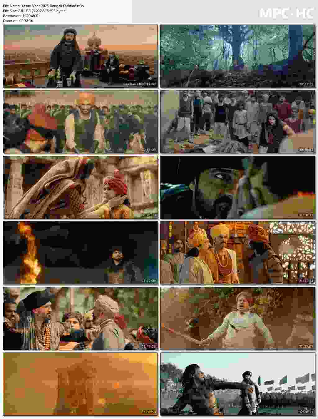 Kesari Veer 2025 Bengali Dubbed Movie
