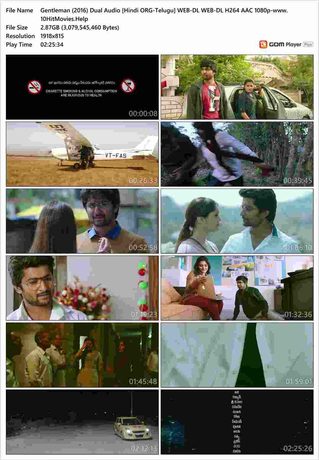 Gentleman (2016) Dual Audio [Hindi ORG-Telugu]