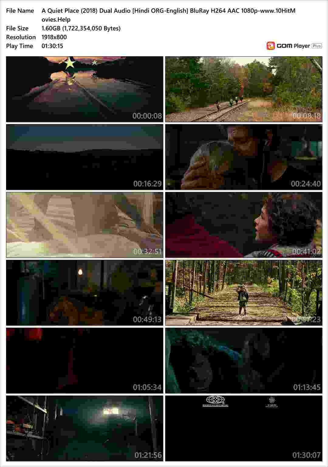 A Quiet Place (2018) Dual Audio [Hindi ORG-English] BluRay H264