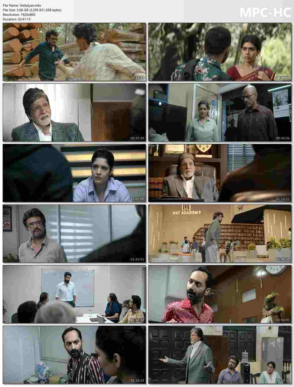 Vettaiyan 2025 Hindi Dubbed Movie