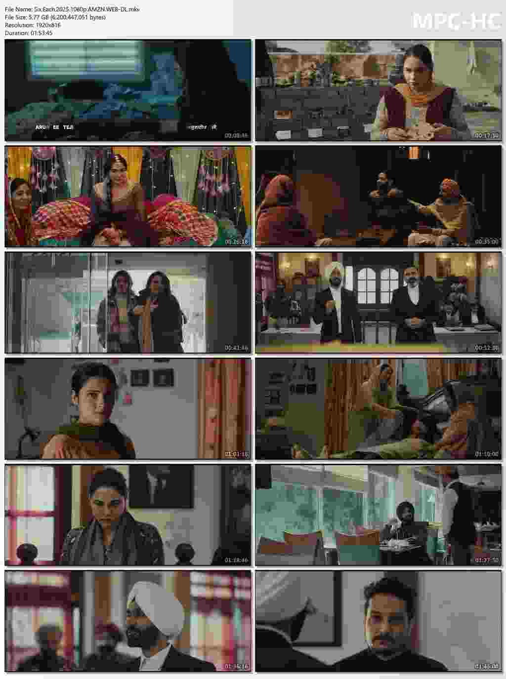 Six Each 2025 Hindi Dubbed Movie
