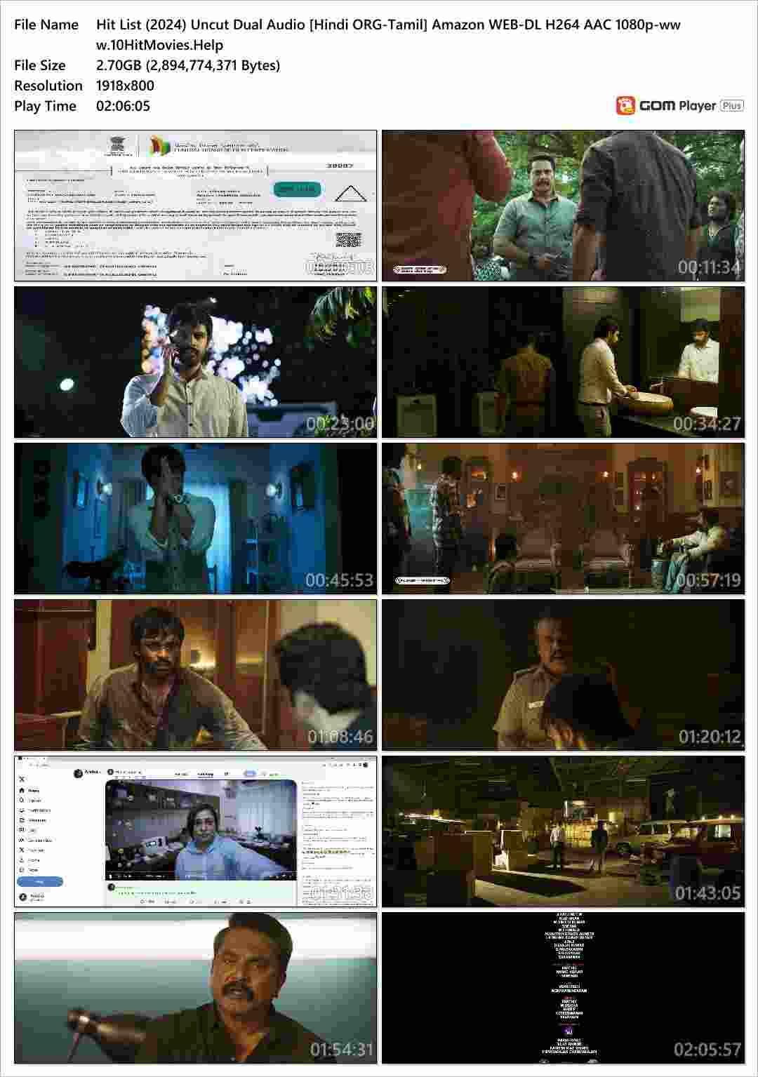 Hit List 2024 Hindi ORG DD 5.1 + Tamil UNCUT