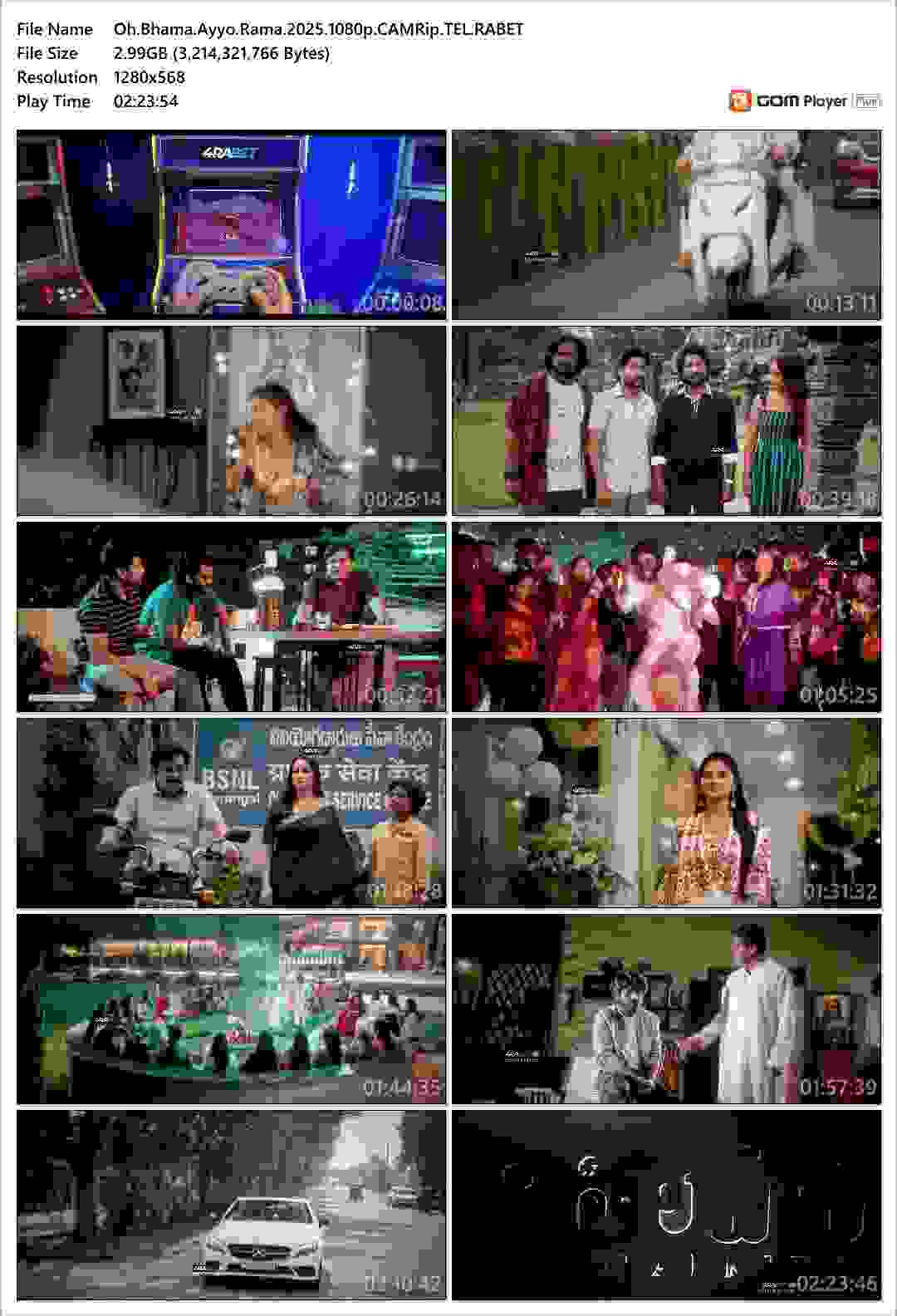 Oh Bhama Ayyo Rama (2025) Telugu