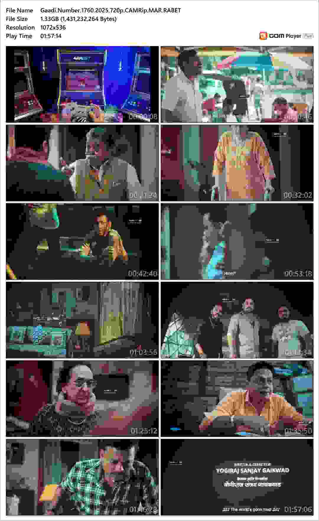 Gaadi Number 1760 (2025) Marathi