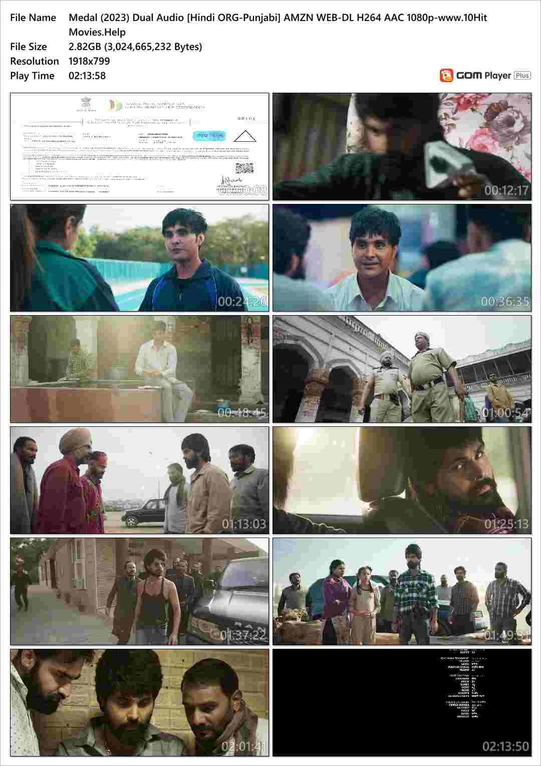 Medal (2023) Dual Audio [Hindi ORG-Punjabi]