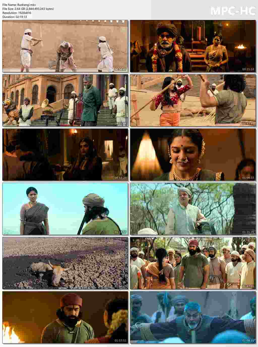Rudrangi 2025 Hindi Dubbed Movie ORG
