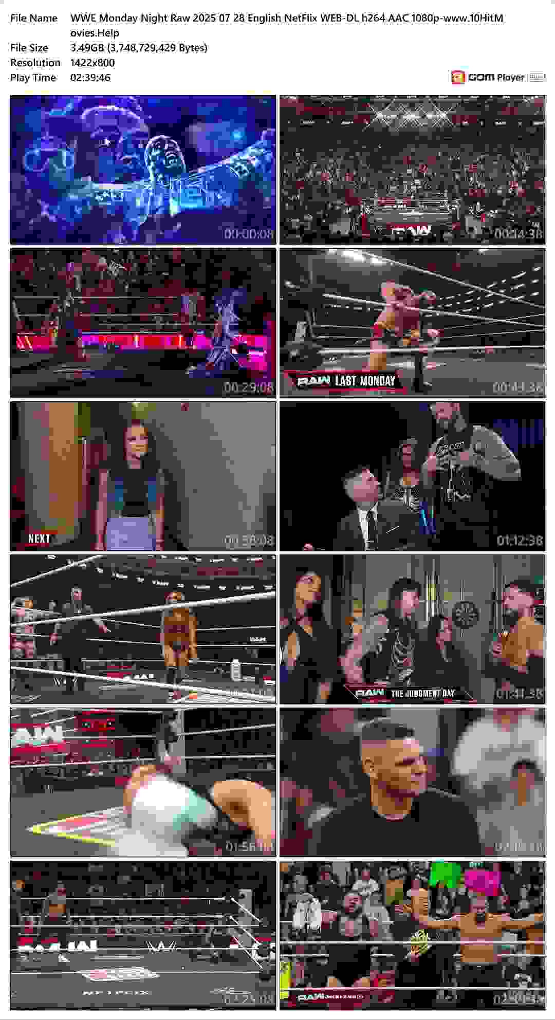 WWE Monday Night Raw 2025 07 28 English NetFlix WEB