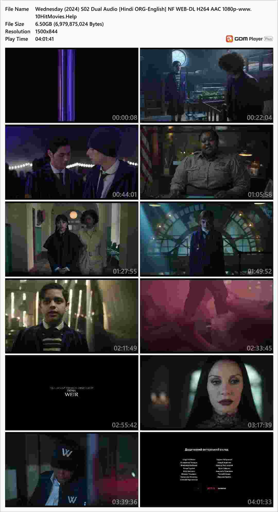Wednesday (2025) S02 Dual Audio [Hindi ORG-English] NetFlix