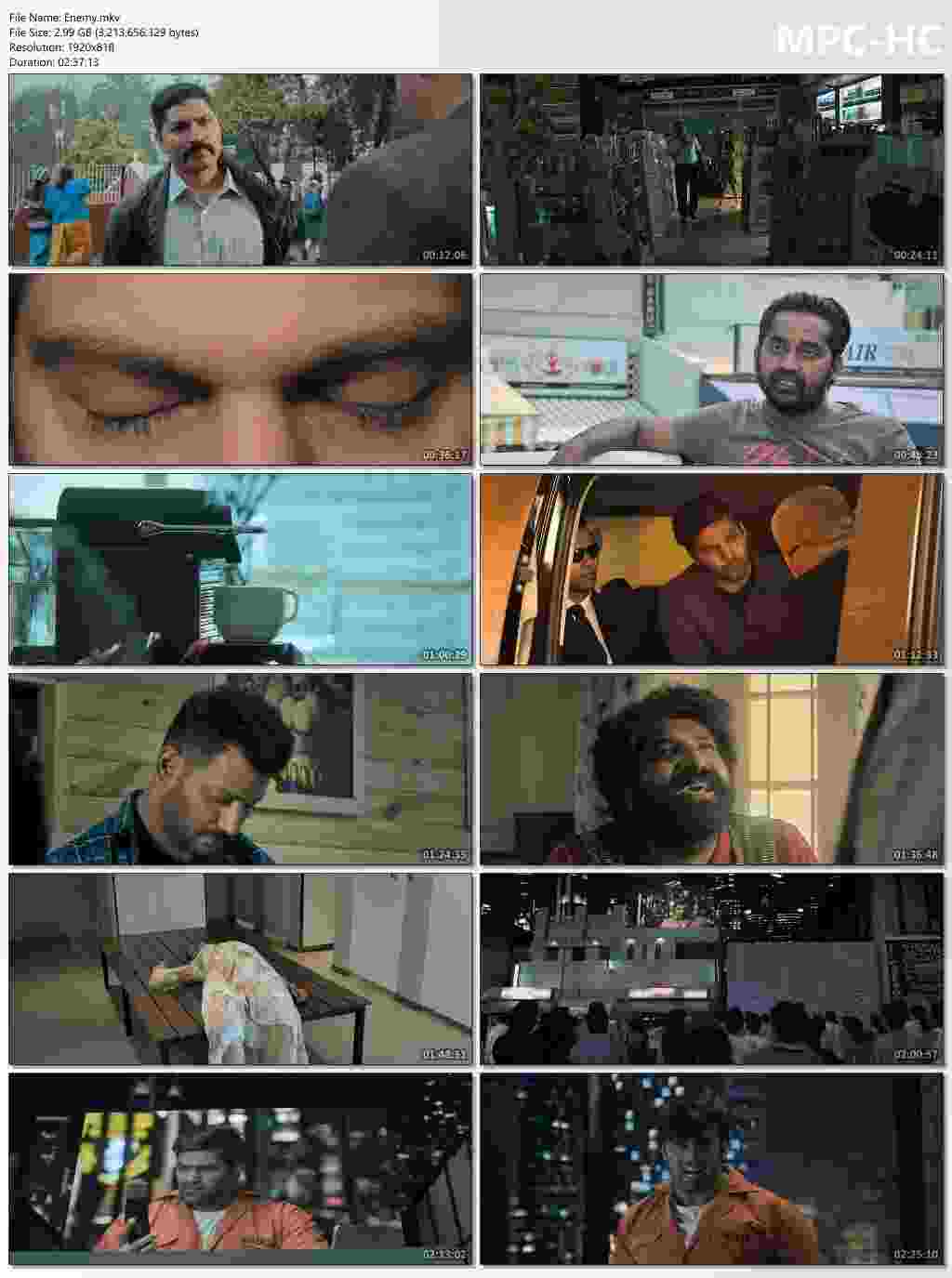 Enemy 2025 Hindi Dubbed Movie