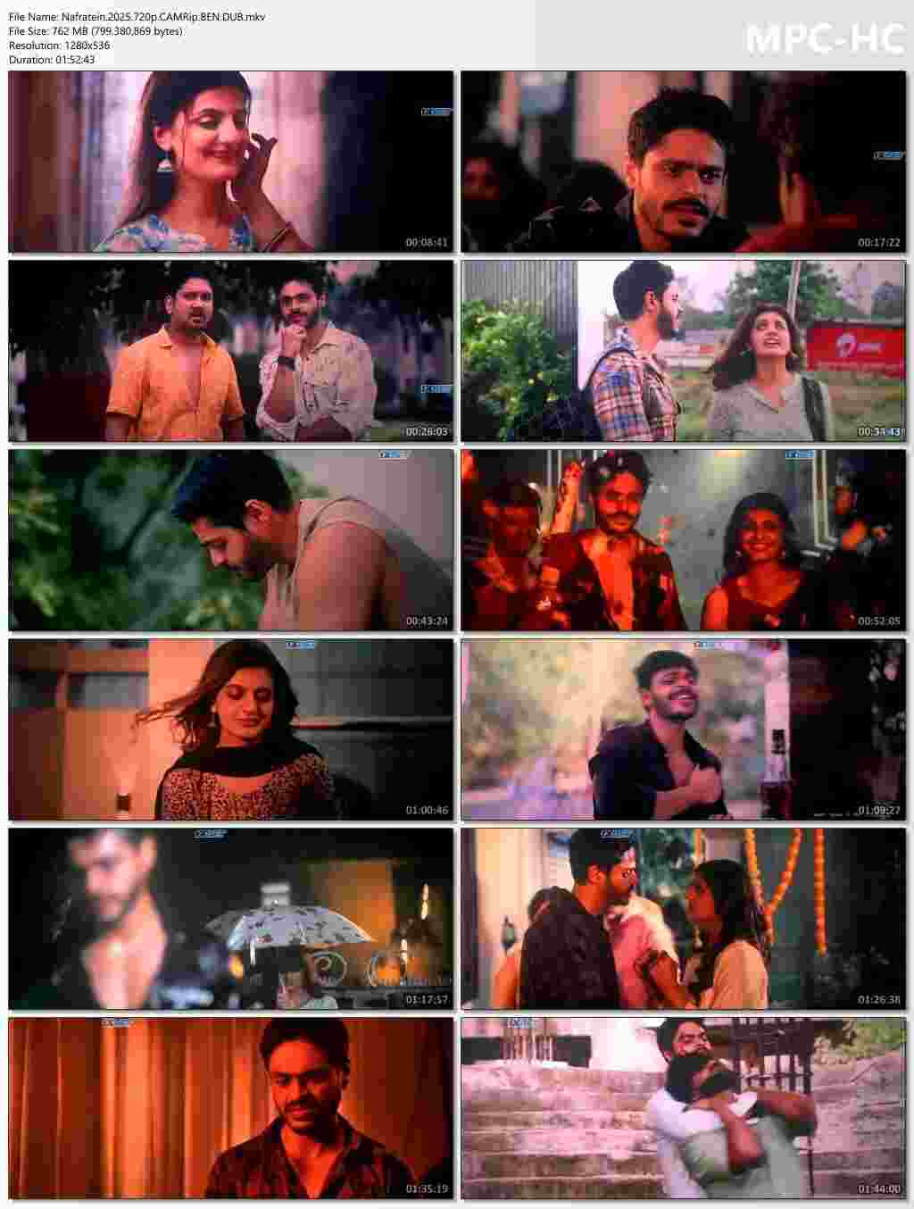 Nafratein 2025 Bengali Dubbed Movie