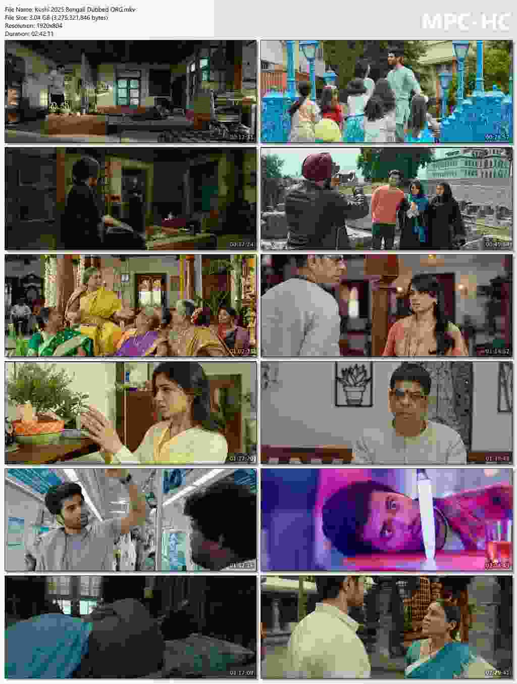 Kushi 2025 Bengali Dubbed Movie ORG